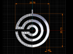 labyrinth necklace 3D Модель
