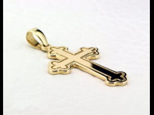 cross necklace model 01 3D Model