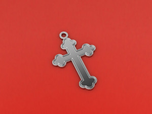 cross necklace model 01 Model 3D
