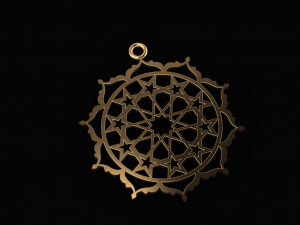 seljuk infinity star necklace 3Dモデル