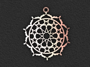 seljuk infinity star necklace 3Dモデル