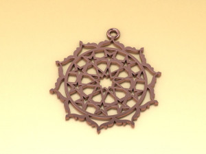 seljuk infinity star necklace 3Dモデル