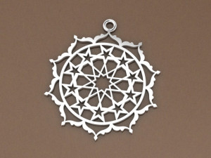 seljuk infinity star necklace 3Dモデル
