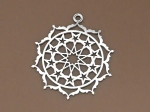 seljuk infinity star necklace 3D Model