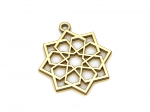 infinity star necklace Modelo 3D