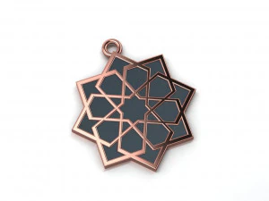 infinity star necklace enamel necklace 3D Model