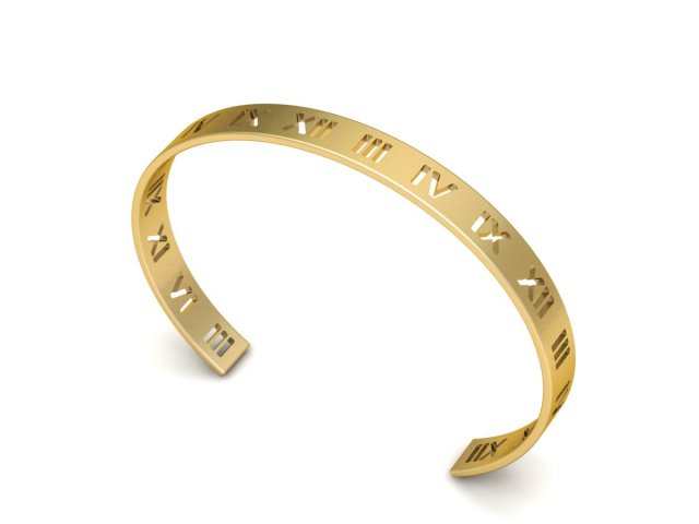 tiffany atlas bracelet 3D Model .c4d .max .obj .3ds .fbx .stl .blend 