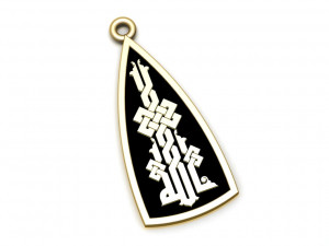 ornament necklace enamel necklace 3D Model