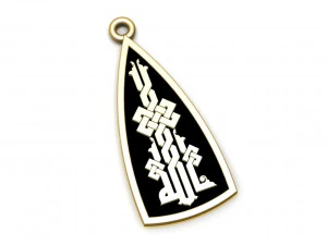 ornament necklace enamel necklace 3D Model