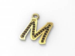 alphabets big letter pendants 3D-Modell