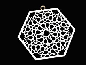 ornament necklace Model 3D