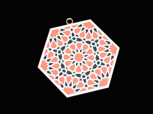 ornament necklace enamel necklace Modelo 3D