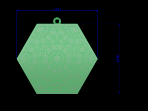 ornament necklace enamel necklace Modelo 3D