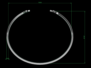 gucci bracelet Modello 3D