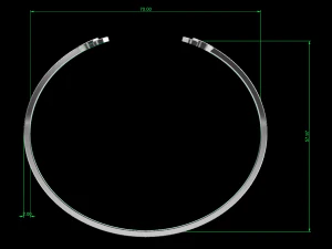 gucci bracelet 3D Model
