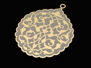 ornament necklace Model 3D