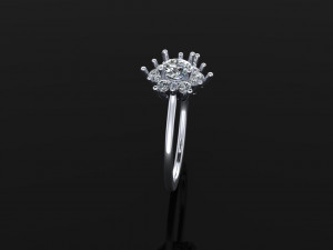 diana engagement ring 3Dモデル