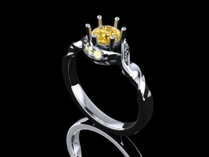 engagement ring 01 3D 모델