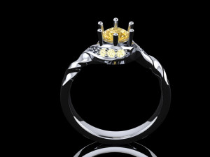 engagement ring 01 3D मॉडल