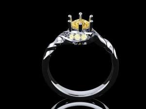engagement ring 01 3D Model
