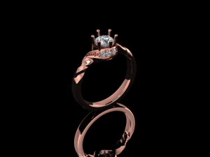 engagement ring 01 3D Model