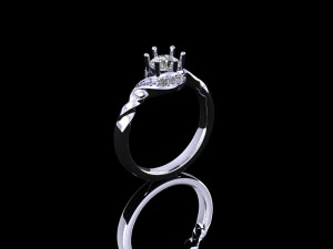 engagement ring 01 3D Model