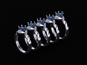engagement ring 01 3D मॉडल