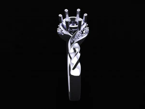 engagement ring 01 3D Model