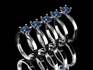 engagement ring 03 3D Model