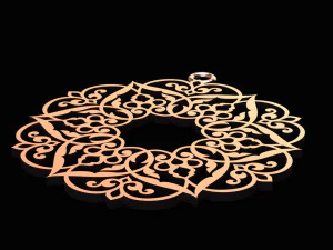 ornament necklace 03 3D Model