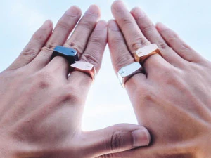 anello a croce Modello 3D