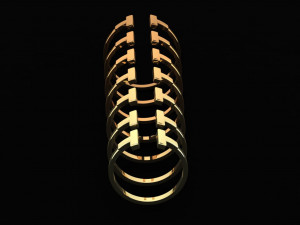 tiffany t ring Modello 3D