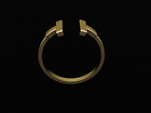 tiffany t ring Modello 3D