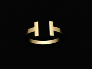 tiffany t ring 3D Model
