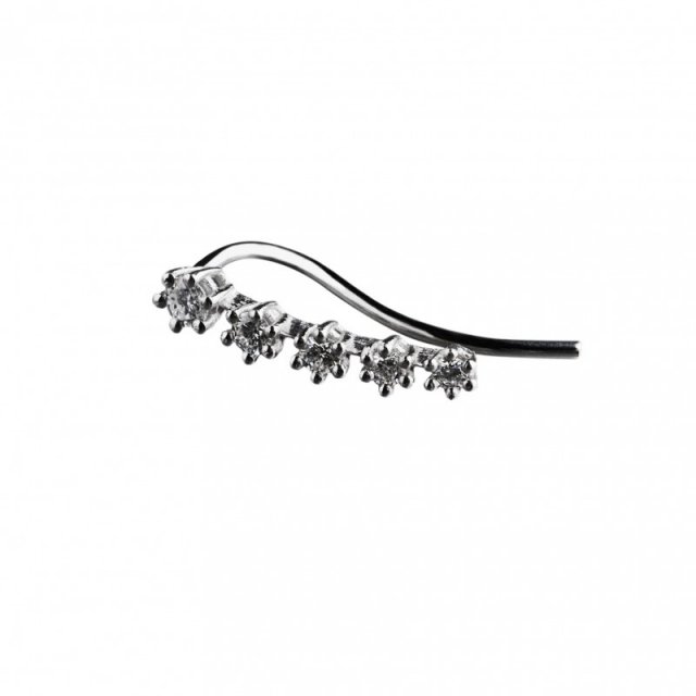 white diamonds degrade mini earring Model 3D .c4d .max .obj .3ds .fbx .stl .blend 