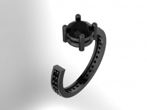 open ring 3D Model