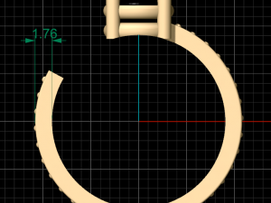 open ring 3D Model