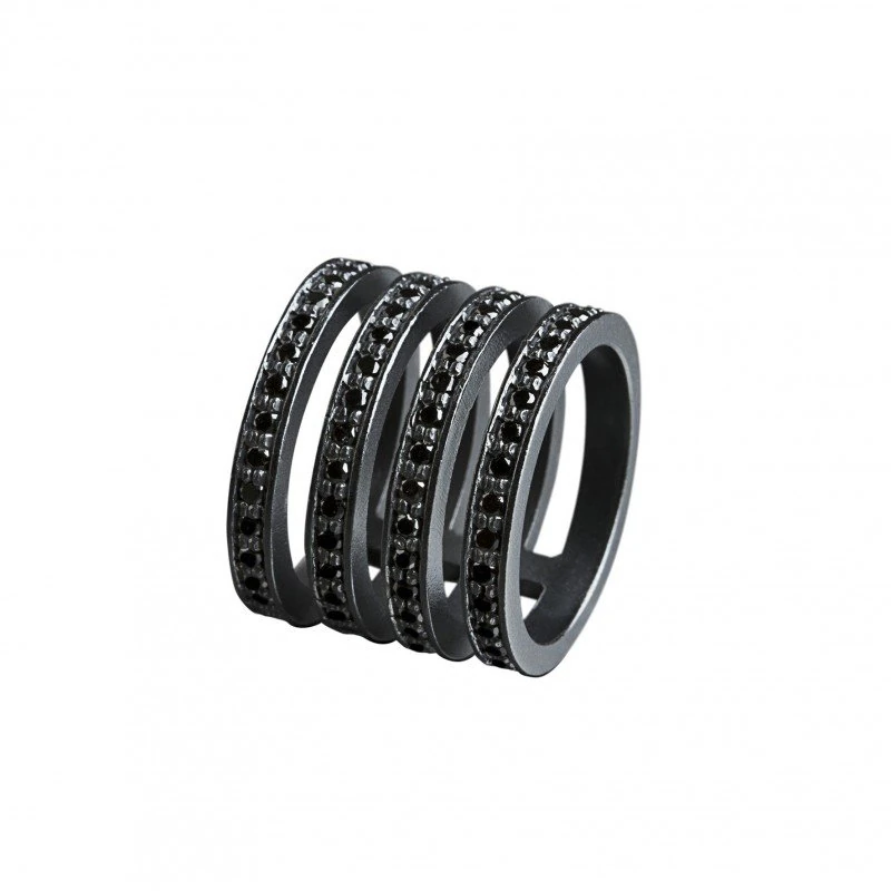hoops ring 4 hoops 3D Model .c4d .max .obj .3ds .fbx .stl .blend 