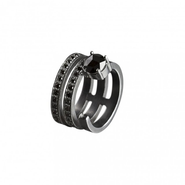 hoops ring 3 hoops open ring 3D-Modell .c4d .max .obj .3ds .fbx .stl .blend 