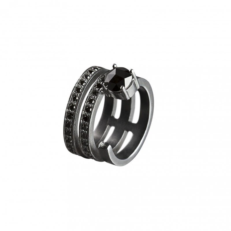 hoops ring 3 hoops open ring 3D Model .c4d .max .obj .3ds .fbx .stl .blend 