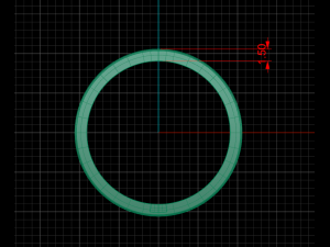 hoops ring 3 hoops 3Dモデル
