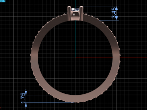hoop ring Model 3D