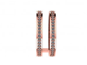 hoops ring 2 hoops 3D Model