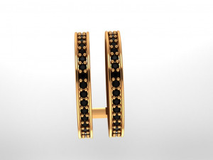 hoops ring 2 hoops Model 3D