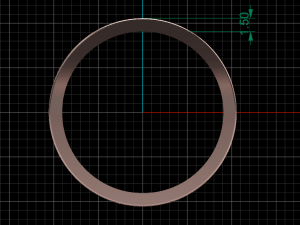 hoops ring 2 hoops Model 3D
