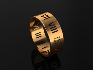 tiffany atlas wide ring 3D-Modell