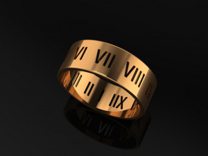tiffany atlas wide ring 3D-Modell