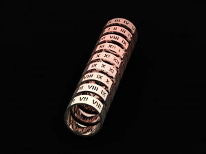 tiffany atlas wide ring 3D Model