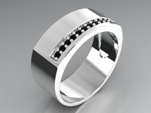 man band ring 3D Model