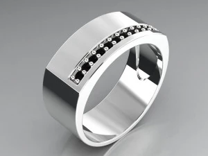man band ring 3D Model